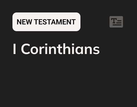 I Corinthians PDF